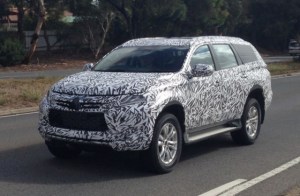 all new Mitsubishi Pajero Sport (spyshoot)
