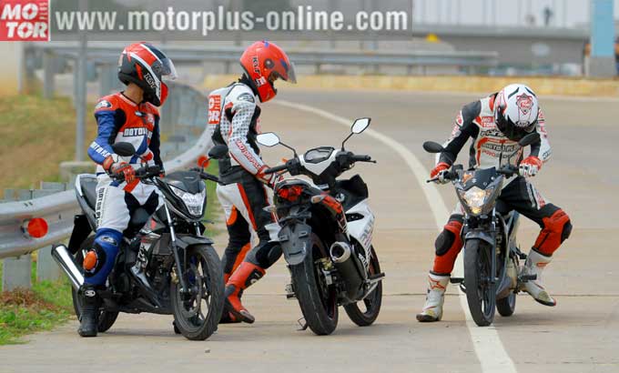 Tes_Akselerasi_Honda_Sonic_150_Suzuki_Satria_F-150_dan_Yamaha_MX-King_150.jpg image