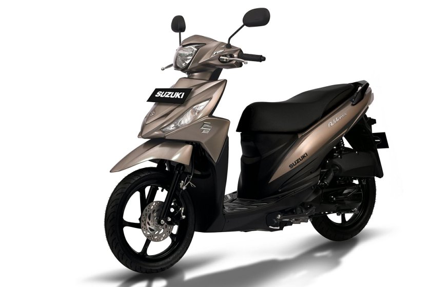Suzuki Address Matt Titanium Silver