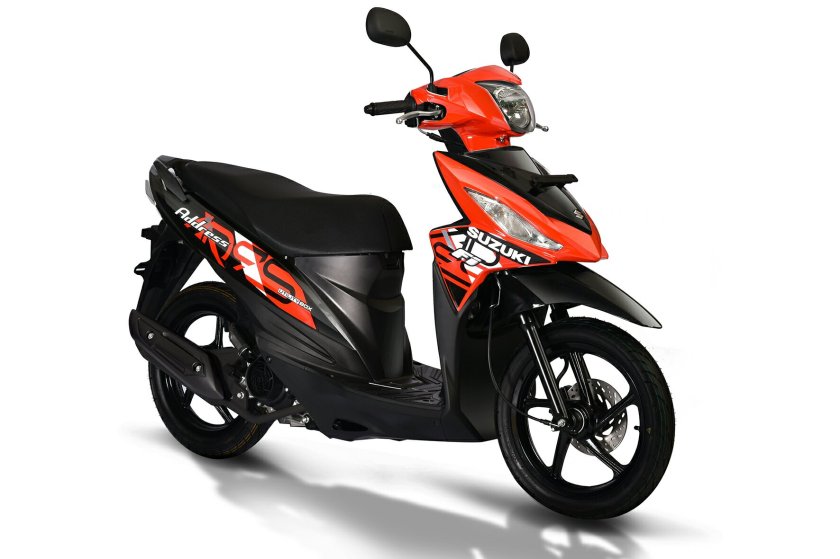 Suzuki Address Stronger Red/Titan Black