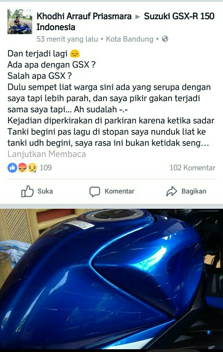 Suzuki GSX-R150 dicoret-coret