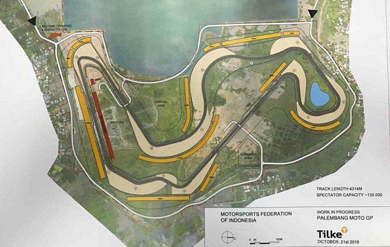 Sirkuit Jakabaring dikatakan Sudah Siap menjadi Tuan Rumah MotoGP Musim 2019. Mantab ki&nbsp;Sam…!!!