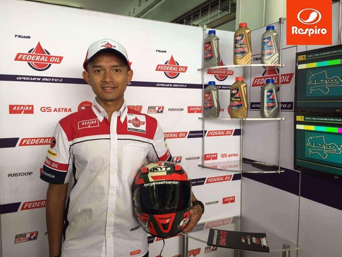 Dimas Ekky Siap Harumkan Nama Bangsa Indonesia dan Respiro di Kelas Moto2&nbsp;Sepang