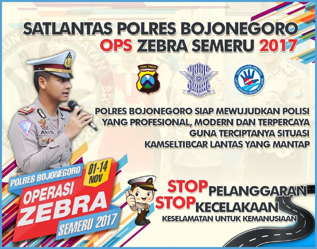 Operasi Zebra 2017 Kembali digelar. Catat Tanggalnya dan Pastikan Kelengkapan&nbsp;Anda