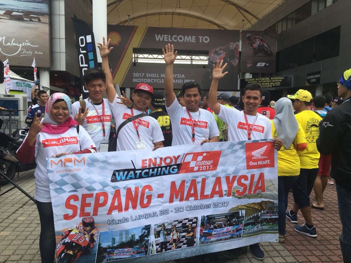 MPM Ajak 5 Pemenang Enjoy Watching MotoGP Nonton Langsung ke Sepang Malaysia&nbsp;2017