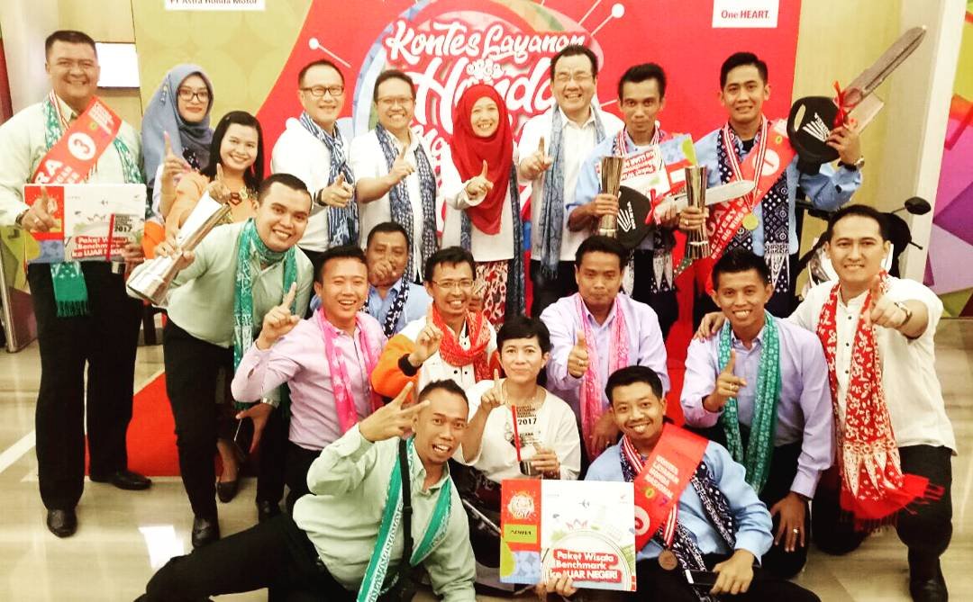 Prestasi Luar Biasa Bagi MPM yang Kembali Juara Kontes Layanan Honda Nasional&nbsp;2017