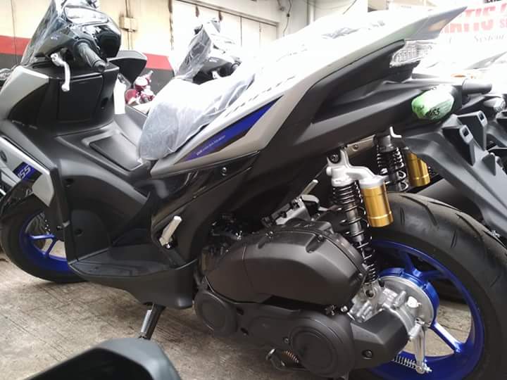 Yamaha AEROX 155 VVA Versi R Update Warna Baru. Silver Birunya Terkesan R1M&nbsp;Banget