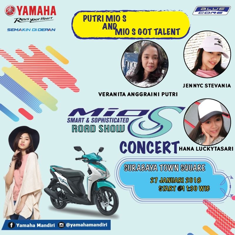 Hari ini Isyana Sarasvati Roadshow Concert Bareng Mio S di SUTOS Surabaya. Ramaikan Yuk&nbsp;Gaess…!