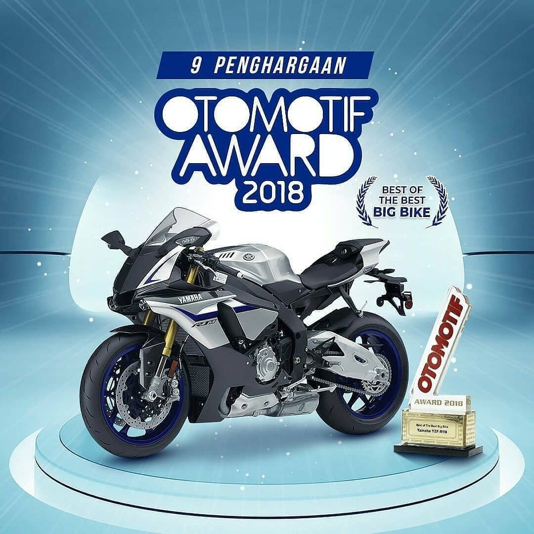Yamaha YZF-R1M Sabet Best of the Best Big Bike versi Otomotif Award&nbsp;2018