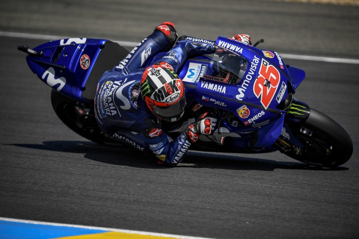 Vinales Tercepat di FP3 MotoGP Le Mans. Rossi ke-3, Yamaha makin&nbsp;Mengancam!