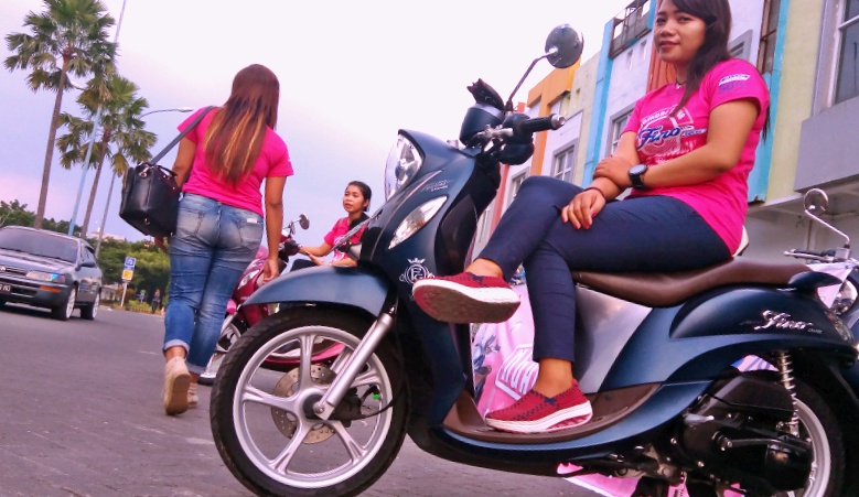 Begini nih Kalau Nona-nona Biker All New Fino 125 Ngabuburide Bareng. Beughh…!!!