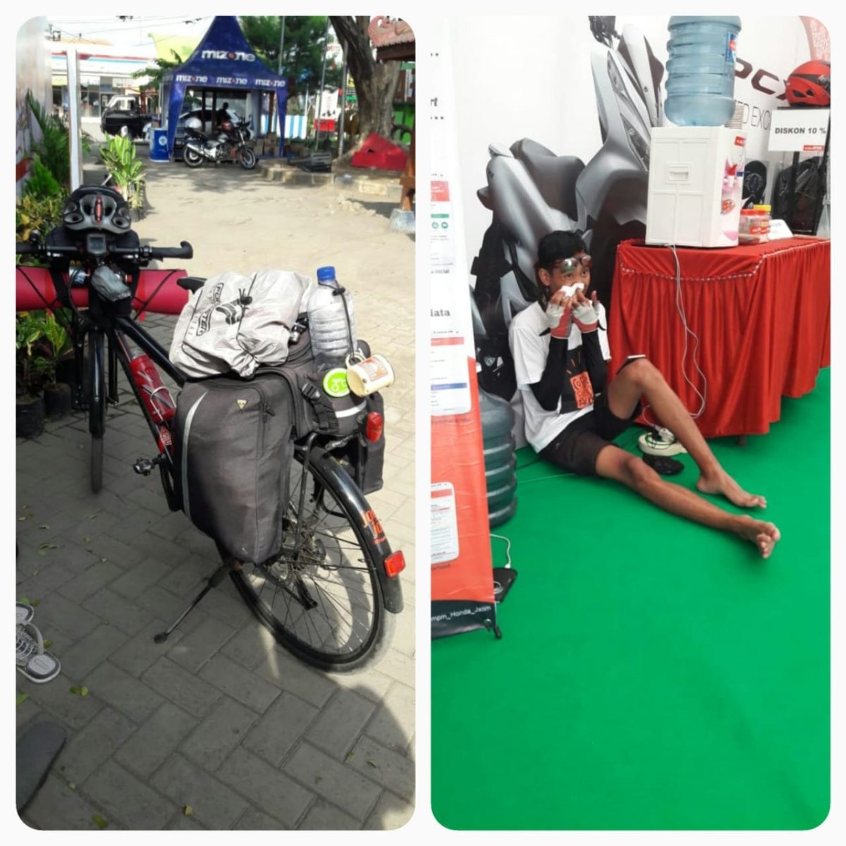 Bale Santai Honda Jatim Sukses Layani hingga 2.839 Pemudik. Loh, Ada Pemudik Gowes&nbsp;Juga?