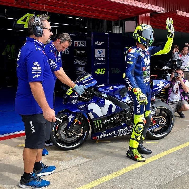 Rossi Gas Sedari Awal. Rebut Posisi Pertama di FP1 GP&nbsp;Catalunya