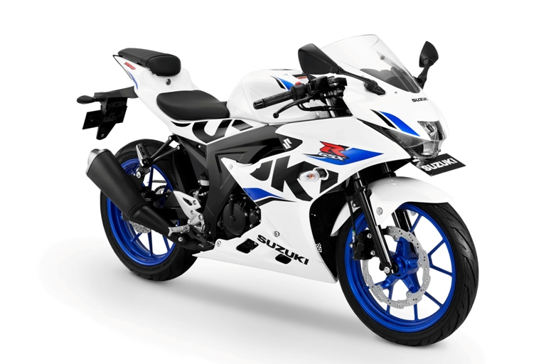 Suzuki GSX-R150 ---- Brilliant White-CW Vigor Blue