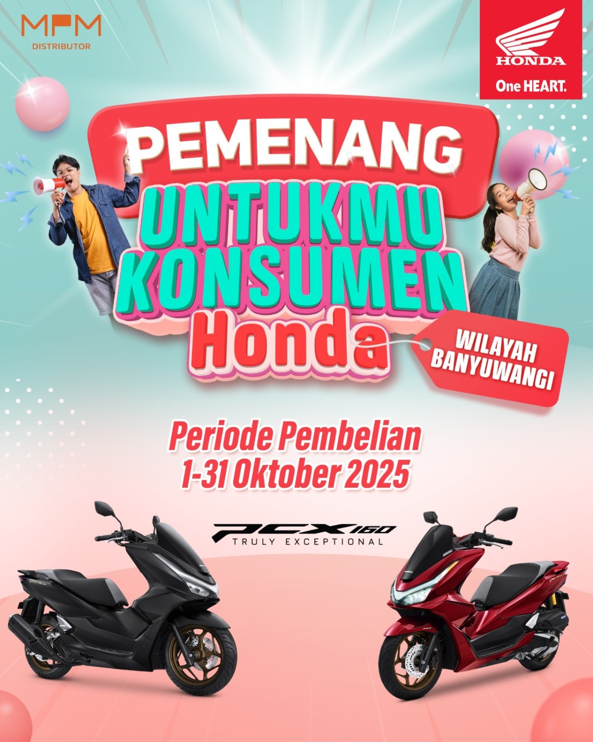 Pemenang Undian Konsumen Honda di Banyuwangi Resmi Diumumkan, Kesempatan Masih Terbuka di Periode&nbsp;Berikutnya
